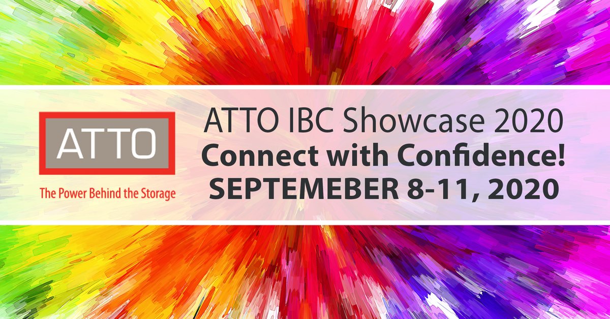 ATTOTechnology's tweet photo. Have you visited our IBC Showcase 2020 event page?
NEW INFO ON ATTO 360!
Version 2.0 is coming soon!
Complete details:
https://t.co/A4XlkG5VSz
#IBC #MediaProduction #FibreChannel #VirtualIBC https://t.co/qC4xSJETa7
