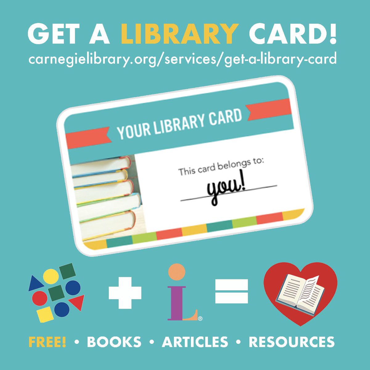 PPSnews's tweet photo. September is #LibraryCardSignupMonth! Celebrate by getting your very own library card. #PPSReads https://t.co/auaexEJcIa