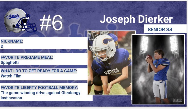 OlibFootball's tweet photo. 🔷Joey Dierker has been in our program 8-12th grade. Thank you Joey!#classof2021 @JoeyDierker https://t.co/8qhGENfP6f