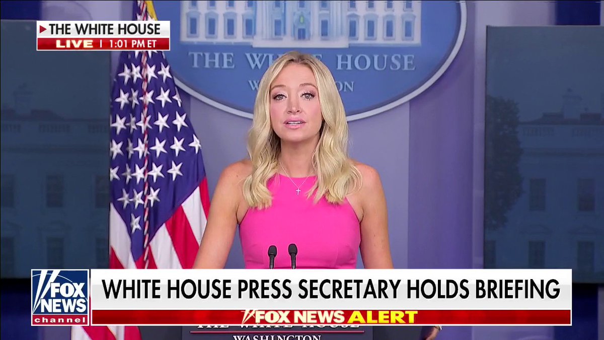 FaulknerFocus's tweet image. Happening now,  White House @PressSec holds a press briefing.  Tune in to #OutnumberedOT !