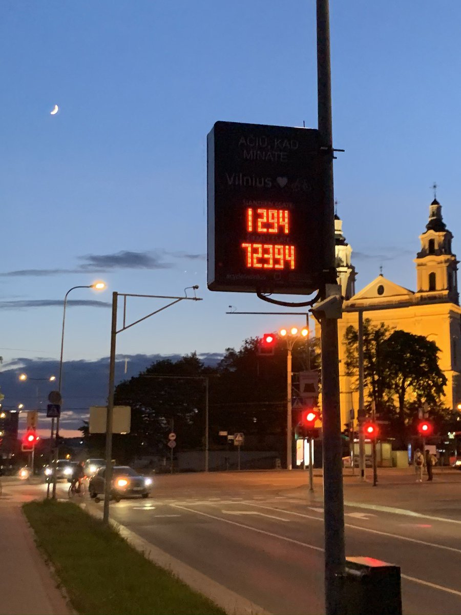 antonnikitin_'s tweet photo. 3 bike counters in #Vilnius gave us some good tendencies of number of cyclists 2019 vs 2020:

🚲 April +61%
🚲 May +115%
🚲 June +71%
🚲 July +95%
🚲 August +21%

This year we had 65% more cyclists on those bikepaths👏 

hoping to keep the count at ~50% by the end of 2020

#JUDU https://t.co/UDrd6mydAL