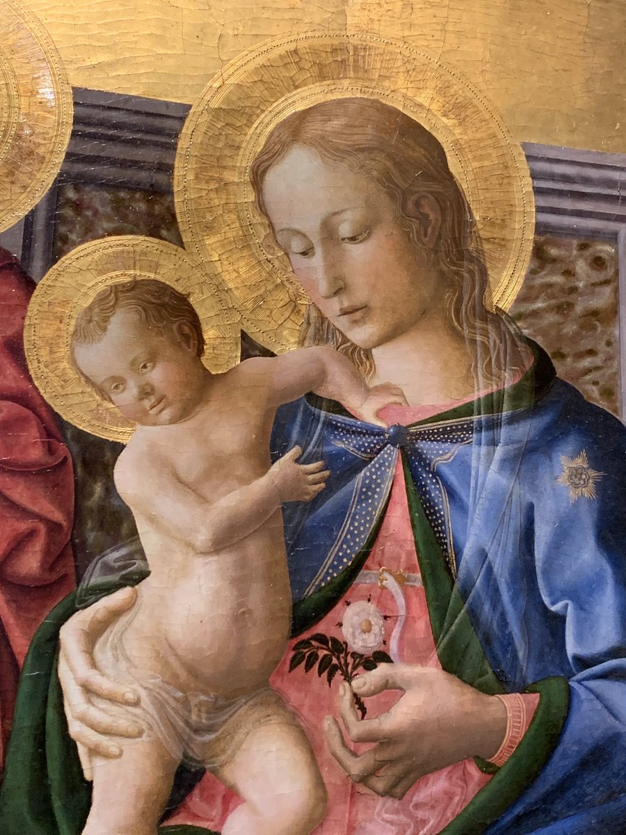 /2 The National Gallery of Ireland has a truly splendid collection of early Italian art and some really lovely Virgin’s & Christ Child’s  #deJacopoMachiavelli  #FrancescoGranacci  /3
