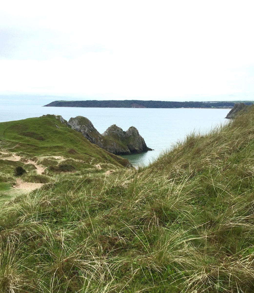 CathrynHawbrook's tweet photo. Three Cliffs Bay, Gower Peninsula #gower https://t.co/IPKvwS34U6