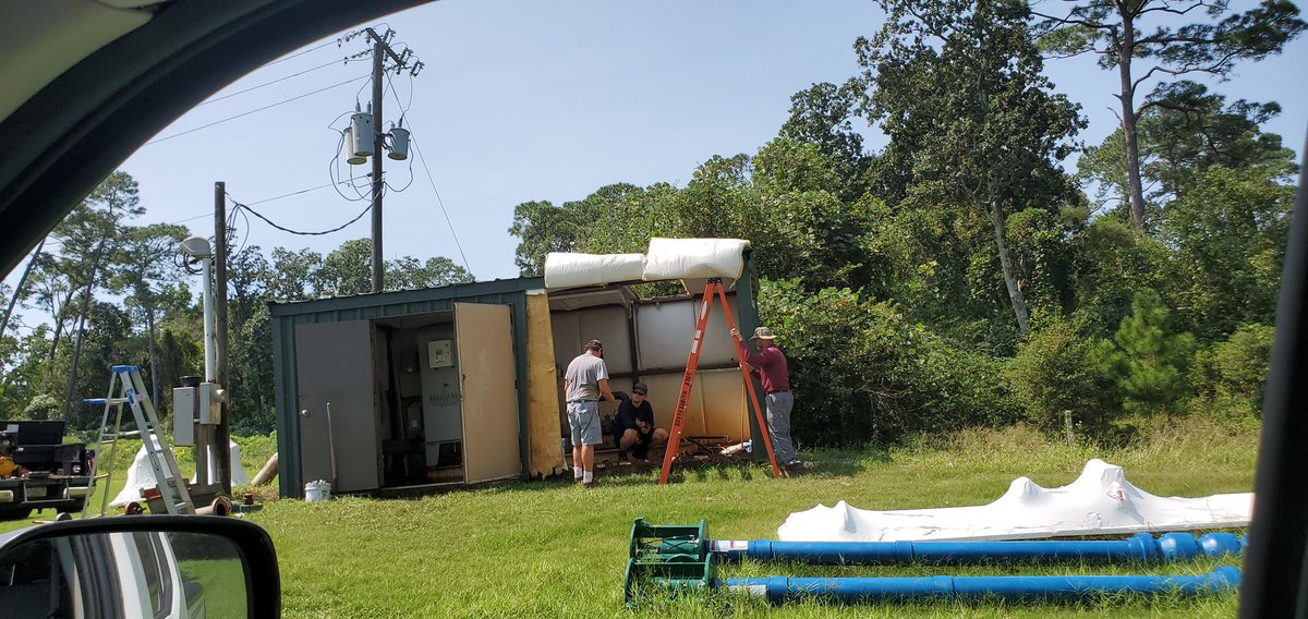 SeigleBill's tweet photo. Demolition of the old pump station at Osceola Golf Course, in the beautiful City of Pensacola.
Installation of new Rain Bird pump station tomorrow.
#FISOUTDOOR #RBGOLF #RBPumps https://t.co/0clWLY3L4t