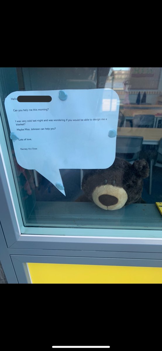 UoDMissJohnson's tweet photo. Recently I’ve been appointed welcoming in a pupil who finds it difficult to leave mum in the morning. Today was definitely one of those days I’m glad I chose teaching when the little boys face lit up at this and walked straight in!!😌😌 https://t.co/7SKYl9quh4