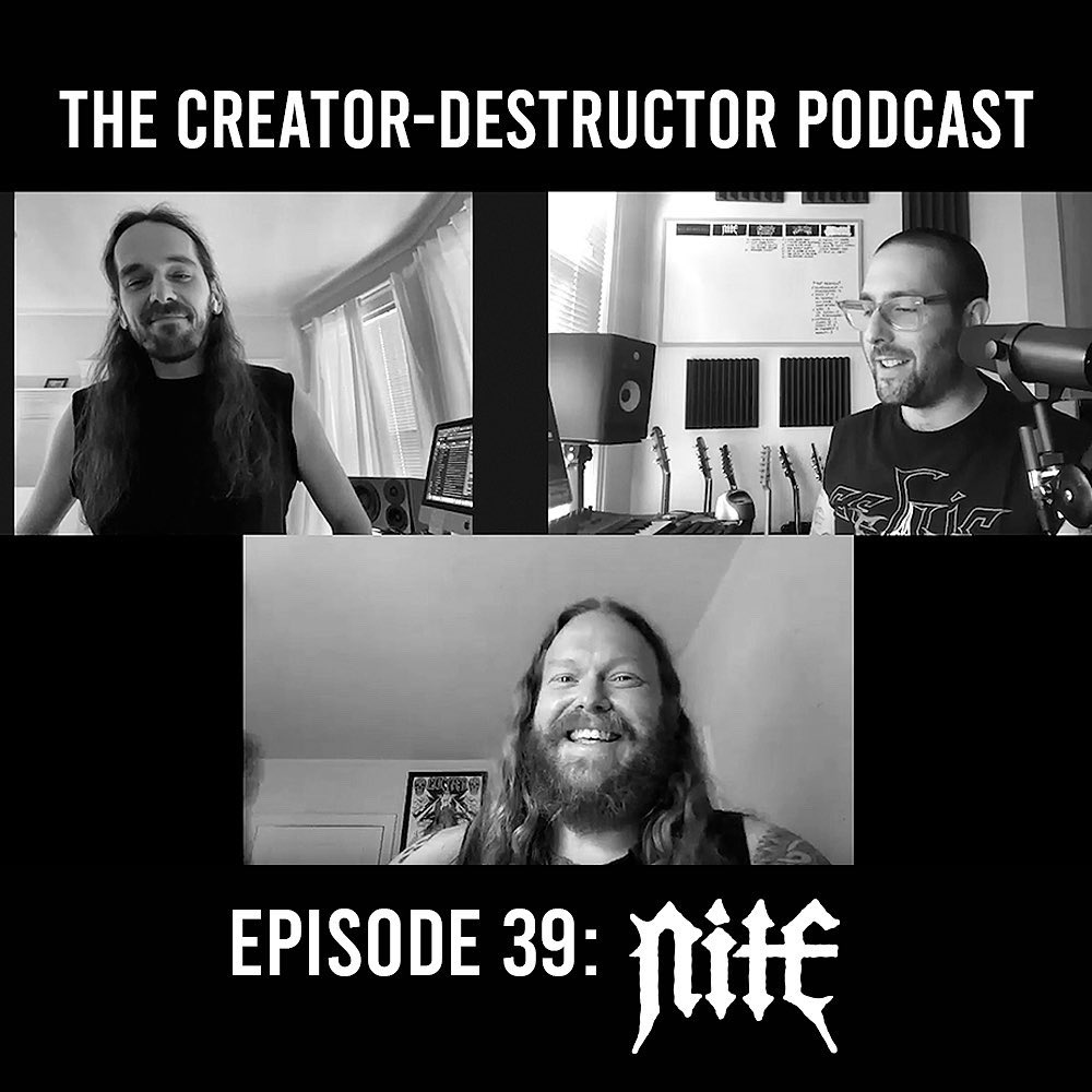 Episode 39 of The Creator-Destructor Podcast with the almighty <a href="/nitemetal/">NITE (metal)</a> is live now on YouTube and all podcast apps!    Check it out here: youtu.be/2GLKODTCsjM