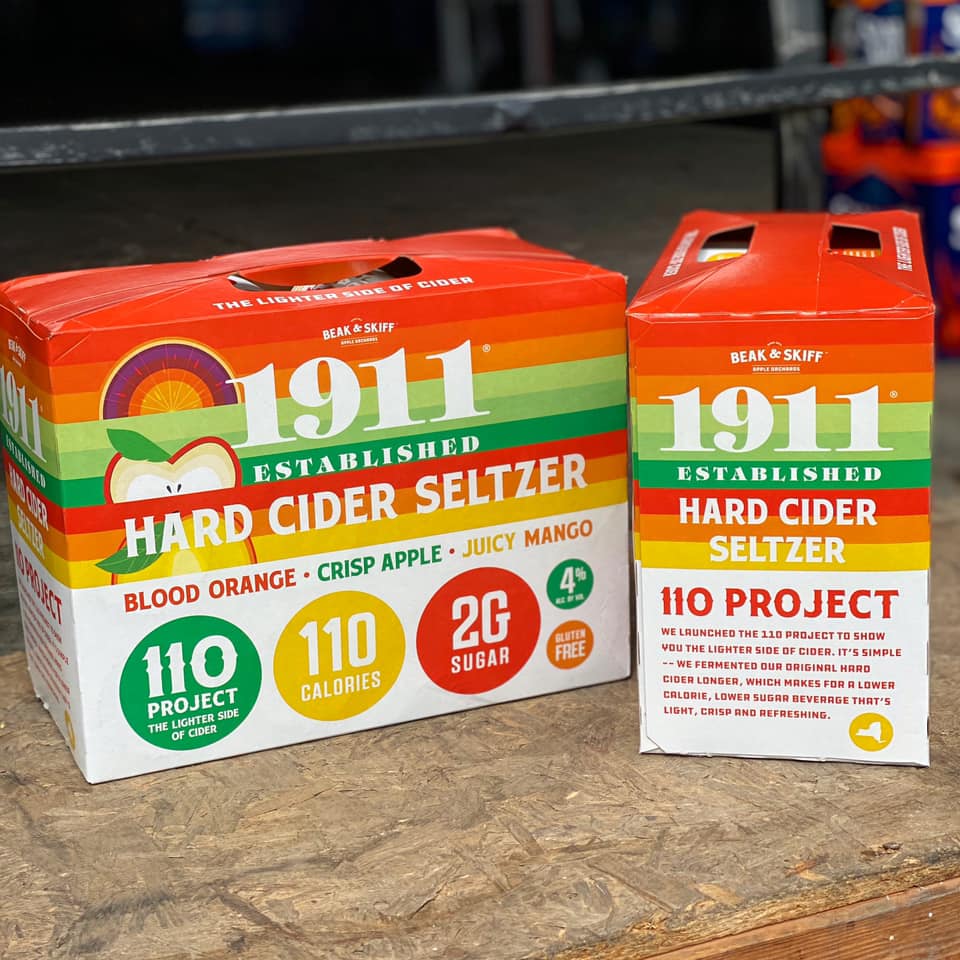 HolidayBevInc's tweet photo. The 110 Project was launched to show the lighter side of cider. It’s Original hard cider fermented longer, which makes for a lower calorie, lower sugar beverage that’s light, crisp &amp; refreshing. 🍎🍻
 Beak &amp; Skiff|Blood Orange, Crisp Apple &amp; Juicy Mango
Hard Cider Seltzer|ABV: 4% https://t.co/7gNlNy3ReW
