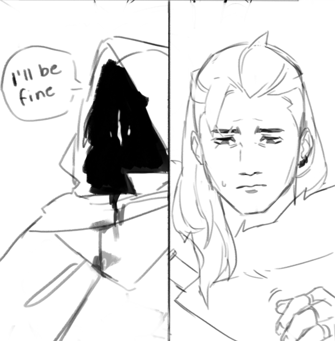 finished the sketches for the comic, i love them i'm sorry ;0; 