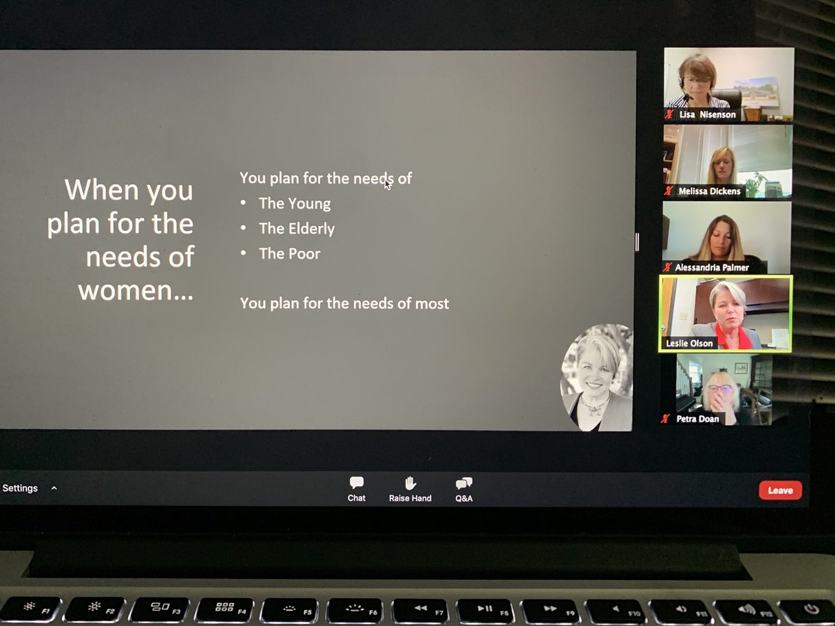 AmyElmore33's tweet photo. “When we plan for women, we’re planning for most people.” Leslie Olsen. #FPC20 https://t.co/LKS6ndr4DG