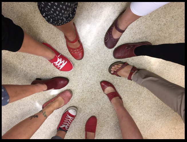 POPFASD's tweet photo. Yeahhh, way to go #sd57 support services for wearing #RedShoes for #redshoesrock and #FASDAwarenessDay! 

#FASDay #bced https://t.co/xYTJCe3igk