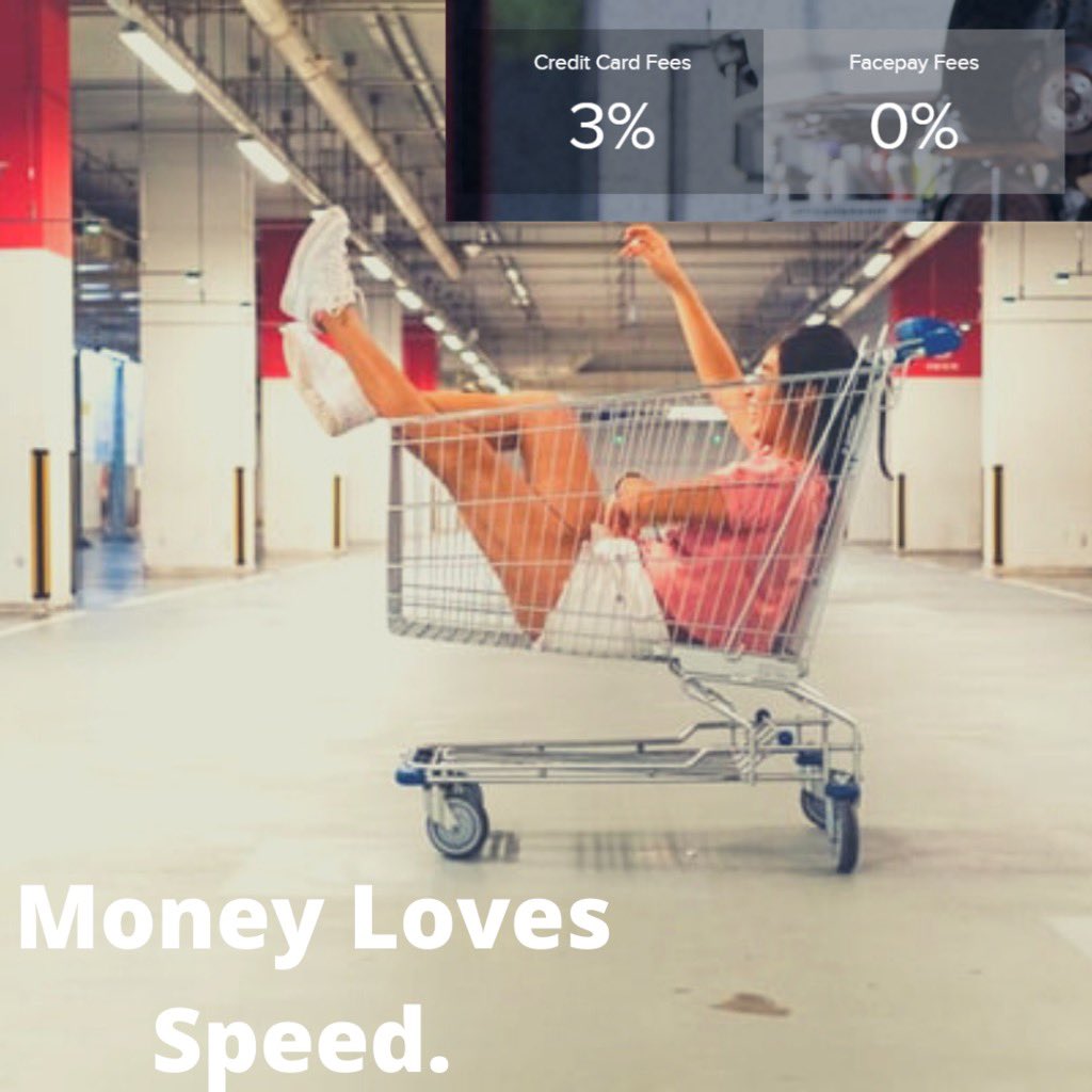 facepay's tweet photo. Money loves speed. #Facepay loves you! https://t.co/LK01v7w0ca https://t.co/qSxcpYXJTM