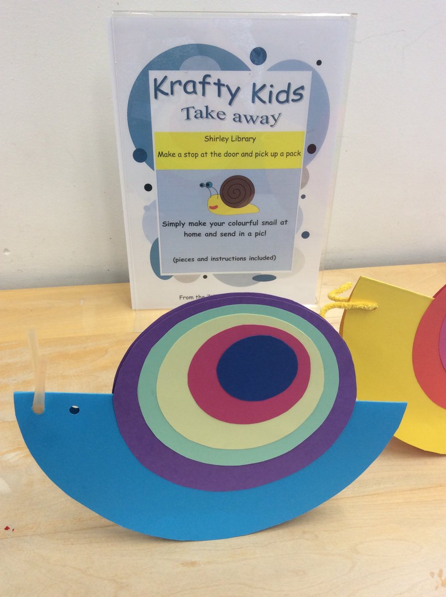 thebur2's tweet photo. We have a few of the Krafty Kids Take Aways left at Shirley Library. Come on down and grab a pack before they creep away! @SotonLibraries @InCommonSoton https://t.co/XivYh04H3G