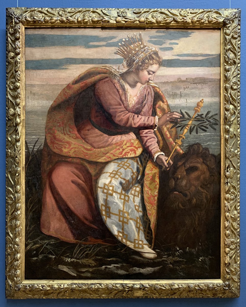 /4 The  #Caravaggio (‘Taking of the Christ’) is the star of the show but I love the Titian’s, Veronese & Domenico Tintoretto’s ‘Venice, Queen of the Adriatic’.  @NGIreland  #TheItalians /5