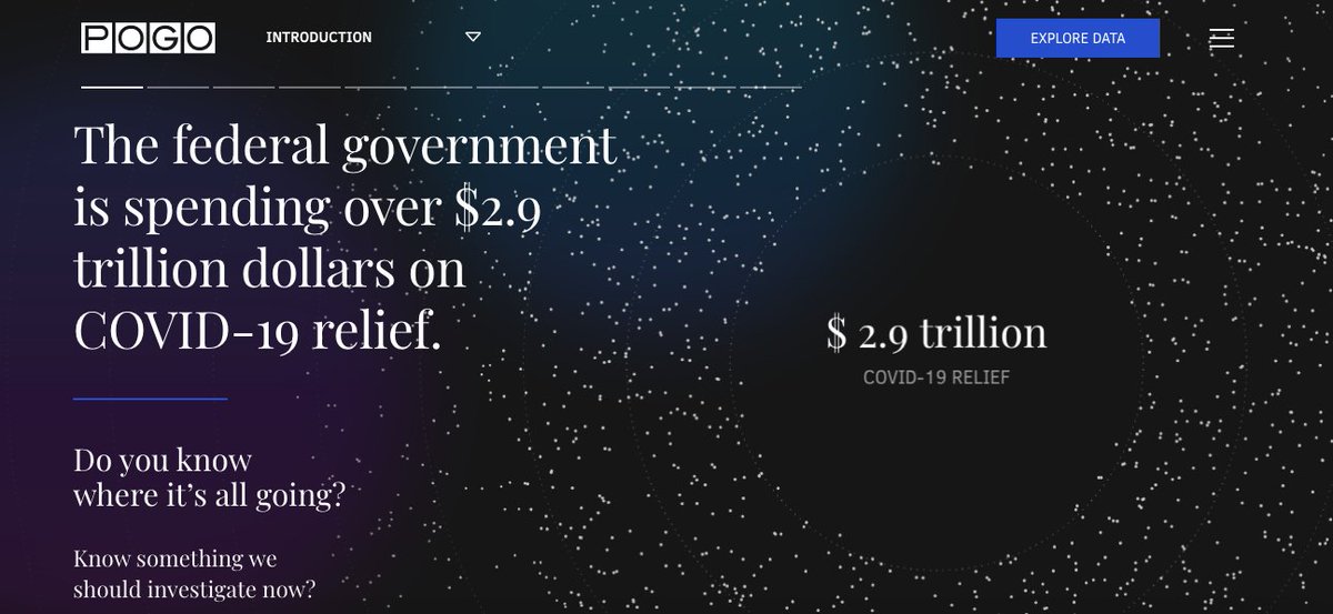 POGOwatchdog's tweet photo. EXCLUSIVE: We’ve launched our COVID-19 Relief Spending Tracker!
Find out where $1.6 trillion of the $2.9 trillion in total government spending has gone so far—which is the largest amount recorded in a single tracker. https://t.co/WSEjaYvnRD https://t.co/oHIufrQJWG