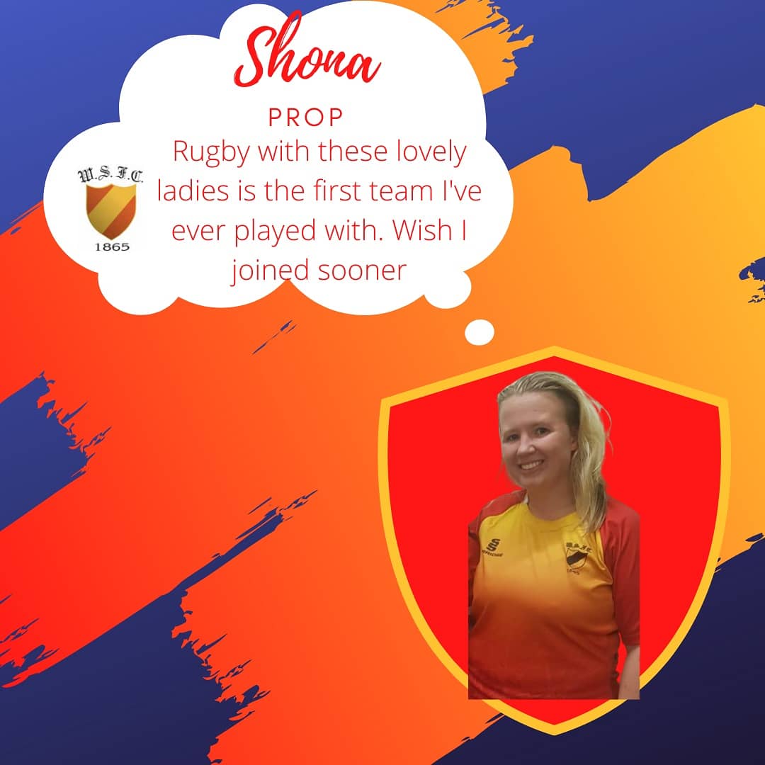 WestWomensRugby's tweet photo. 🏉Player Profiles🏉
This week we are back to our forward pack and introducing more of our front three.. Shona, Robyn and Cora!
#playerprofiles #womenswednesday #westisbest #frontthree #forwardpack
❤💛❤💛 https://t.co/MOnJKsdFx6