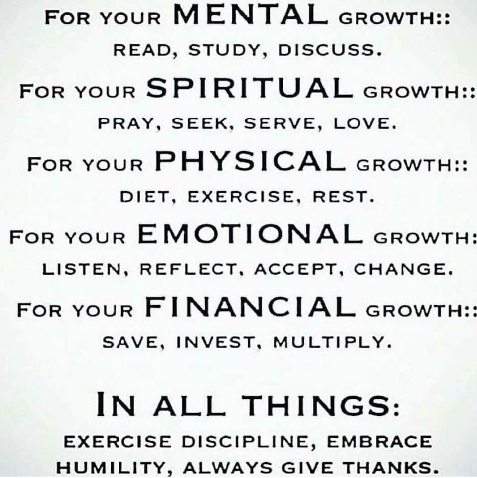 AdvocAffinity's tweet photo. So many important things to consider! Sit back, reflect, acknowledge and pivot accordingly!
#mental #growth #read #study #discuss #spiritual #pray #seek #serve #love #diet #exercise #rest #selfcare #selflove #apacares #patient #advocate #listen #reflect #challenge #change https://t.co/4eYLe0V8dK
