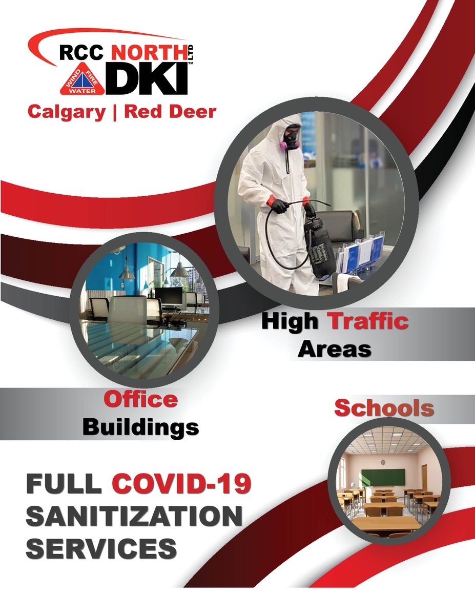 Our staff are trained and ready to clean your facilities from COVID-19 exposure! 

Call us today to learn more: 
1-888-272-9543 | info@RCCN.ca 

#COVID #COVIDcleaning #Cleaning #Schools #Hospitals #RetirementHomes #Safety #InfectionControl #Calgary #RedDeer