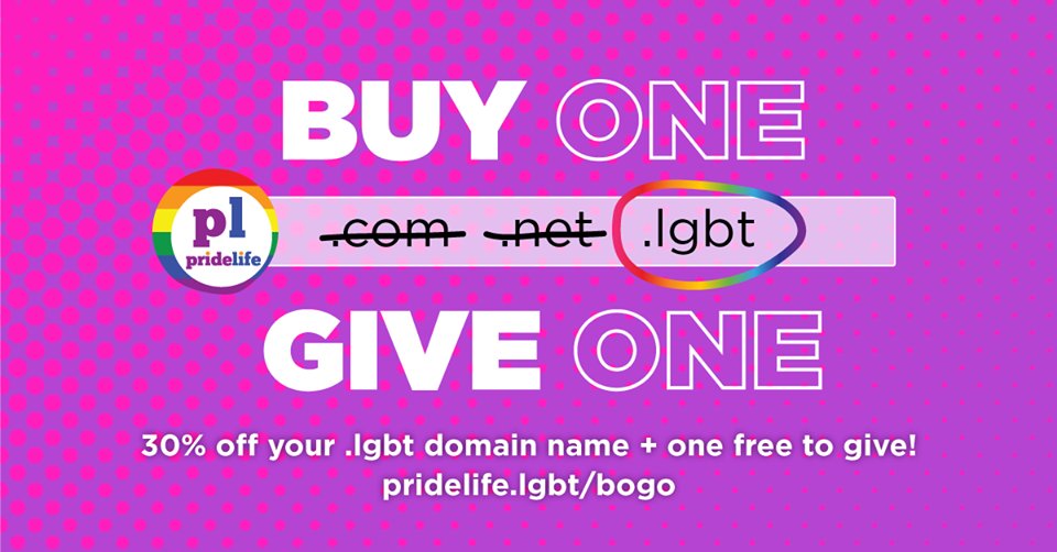 In partnership with PrideLife, NGLCC is excited to announce a Buy One, Give One program on new .LGBT domain names. Further details at pridelife.lgbt/bogo. 
Use the Coupon code: NGLCCGIVE 

#dotLGBT #BOGO #domainswithdiversity #CubInBusiness #tourguideperu
