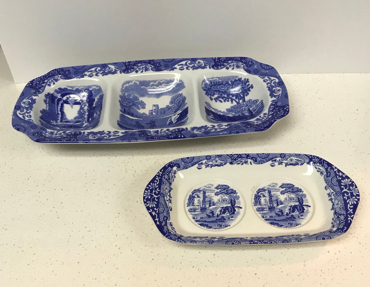 lee_packard's tweet photo. Excited to share this item from my #etsy shop: Spode Serving Platters #bluelove https://t.co/v6dkhytnKZ https://t.co/bzFFxTNV1i