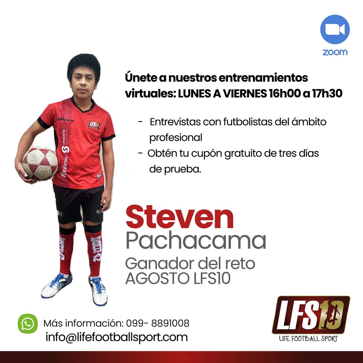 LifeFSport's tweet photo. Únete a nuestros entrenamientos virtuales: 
LUNES A VIERNES 16h00 a 17h30
- Entrevistas con futbolistas del ámbito profesional 
- Obtén tu cupón gratuito de tres días de prueba https://t.co/rUITtbhHi3
