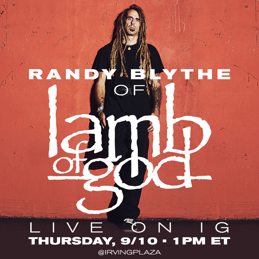 IrvingPlaza's tweet photo. TOMORROW. We're going #LiveOnIG w/ Randy Blythe ๐ค๐ค of @lambofgod to discuss the band's upcoming livestream shows on 9/18 & 9/25. Tune in!
๐๏ธ: Interview 9/10 1pm ET
๐บ: New self-titled album in full 9/18
๐บ: Ashes of the Wake in full 9/25
Get tickets > https://t.co/NvFefCdgmj https://t.co/7FjgffKRDO