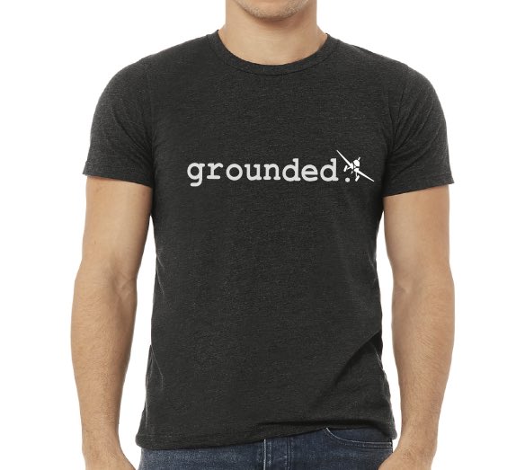 *Presale* our grounded. crop and unisex tee.. because, you know, we can’t go anywhere. Shop now! shopaviate.com/collections/gr…