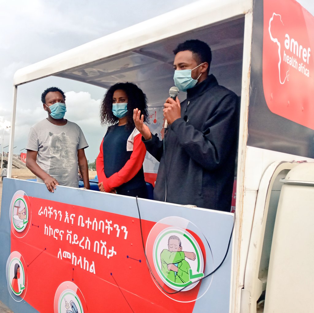 AmrefYouth's tweet photo. With 180days mark of 1st reported case in #Ethiopia, @AmrefYouth started a week long social media&community #campaign to strengthen #COVID19 prevention! Join the challenge
#ምክንያትአልሆንም #MaskEthiopia #WearMask #WashYourHandsOften #KeepPhysicalDistancing #COVID19Ethiopia https://t.co/MYGWzkTHkJ
