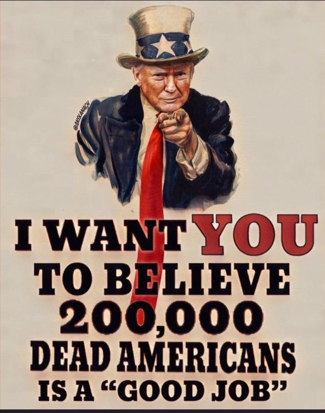 CDintheATX's tweet photo. @RollingStone The guy doesn’t wear a mask & trashes health experts, is suing to prevent the release of this taxes, suing to prevent the release of his DNA in a rape case, whines, points fingers, & “takes no responsibilities at all”.
He’s got no 2nd term agenda but to avoid prison. #VoteOut45 https://t.co/RPsnluNazU