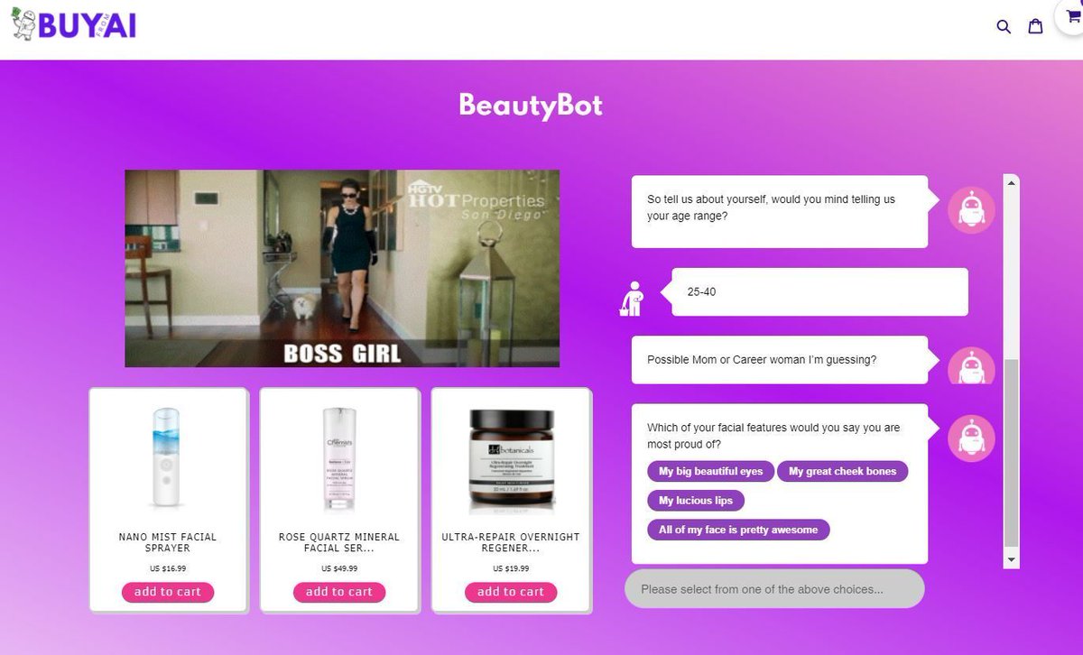 Ladies! Find unique beauty and skincare products with AI. Take a 3 minute quiz 💻 and have products suggested to you!  buff.ly/3igbagW 😵 #beautyquiz #quizshopping #AI #interactiveshopping #skincare #personalizedshopping
