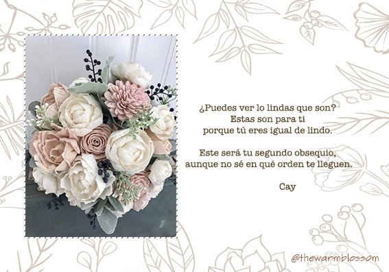 thewarmbloss0m's tweet photo. 💌 ¡Alguien ha pensado en ti! Traemos este detalle para @JUS7JEM_Ik, de parte de una persona muy especial ✨❤️

Gracias por la confianza,
wb https://t.co/LNPtKNhPrb