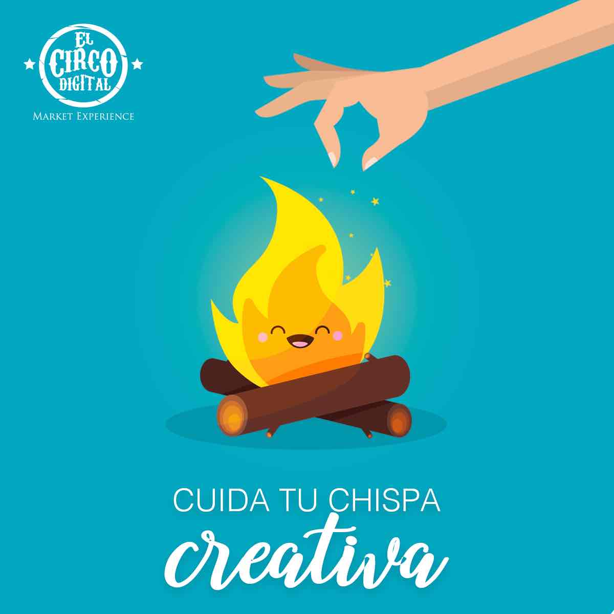¡Todos tenemos la capacidad de ser creativos!  ¡Solamente tienes que aprender a encender tu fuego!