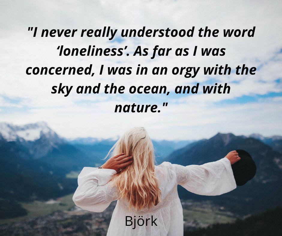 DivaEnergy's tweet photo. #WednesdayWisdom

#Björk on #Loneliness

#DailyDiva #Inspiration #DivaInspiration #InspirationalQuote #Diva #BigDivaEnergy #HumpDay #YouGotThis #Wisdom #DivaWisdom #DailyInspiration #BigDivaEnergyPod #Podcast #Divas #EmbraceYourInnerDiva #Comedy #ComedyPodcast #Nature #Orgy https://t.co/Gni8cVwpQY