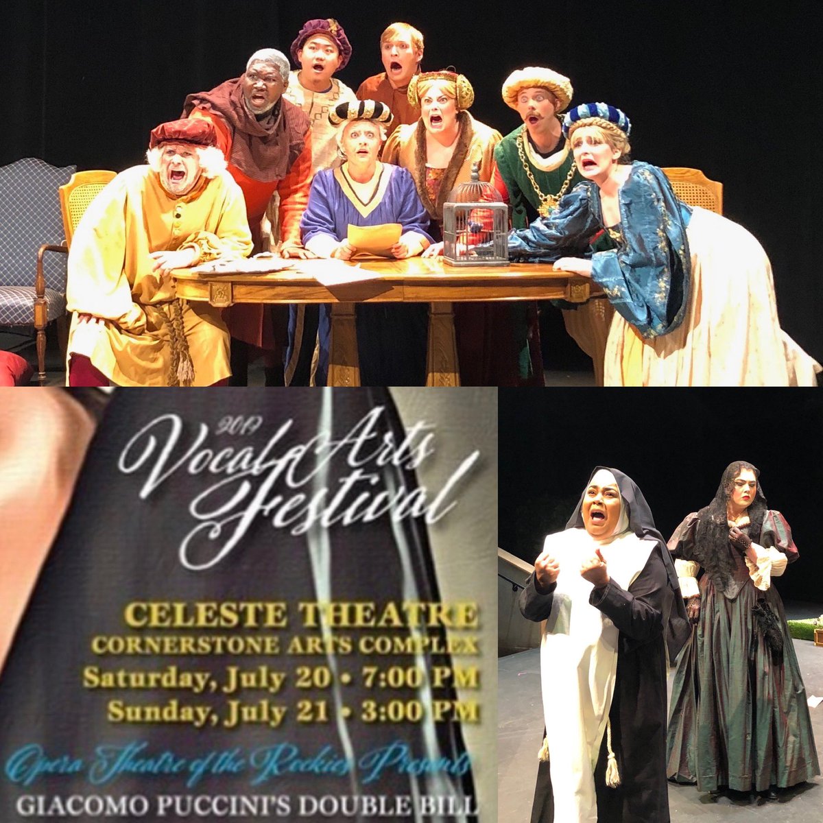 OperaRockies's tweet photo. Starting 7 pm Friday, 9/11, you’ll be able to watch our 2019 Puccini Double Bill - Suor Angelica and Gianni Schicchi! https://t.co/fqDwWsb1e9