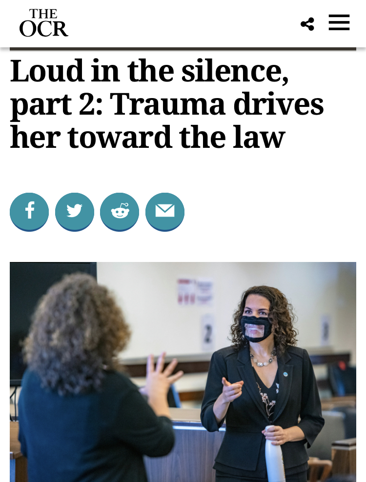 In part 2 of a series by @ocregister, determination was the driving force behind her career as a prosecutor. Janine Madera, a Homicide DDA, had seen and experienced more than a young girl ever should while growing up. Today, she continues to fight while standing up for justice.