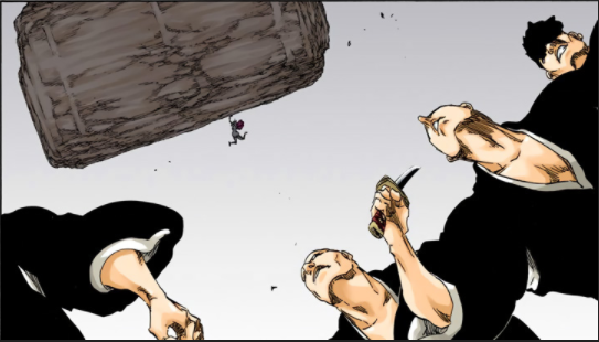 Le reste du groupe c'est surtout illustré à partir du chapitre 580, dans ce dernière chacune d'entre d'elle montre les capacités de son Schrift en plus de battre un Zaraki Kenpachi qui venait de battre Gremmy Thoumeaux.