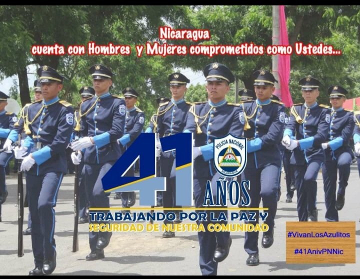 ICHH05's tweet photo. FELICIDADES A NUESTRA POLICIA NACIONAL EN SU 41 ANIVERSARIO, HONOR Y GLORIA PARA NUESTROS HERMANOS CAIDOS EN EL CUMPLIMIENTO DE SU DEBER #PN41PatriaLibreYSegura #OrgulloPatrio @javi_isco18 @MARVINVALLEJOS @Martha_Elena16 @CarlosEmilioDH @FloryCantoX @BaratHdez https://t.co/jdnvwpzoep