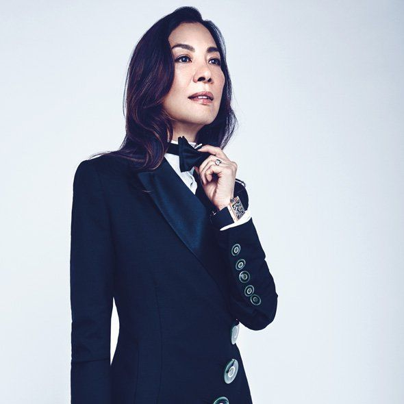 Michelle Yeoh in suits. 