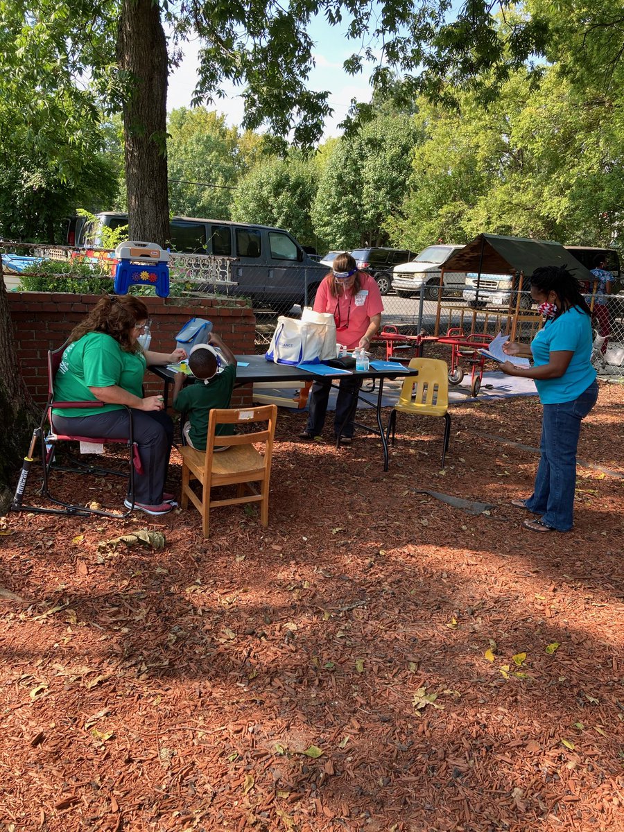 ARKRIVERESC's tweet photo. Please support and celebrate teachers.  This is just one example of Ts being on a mission!   Early Childhood Special Services Team screening preschool students while being responsible. ♥️ https://t.co/pAbCh9YNNS