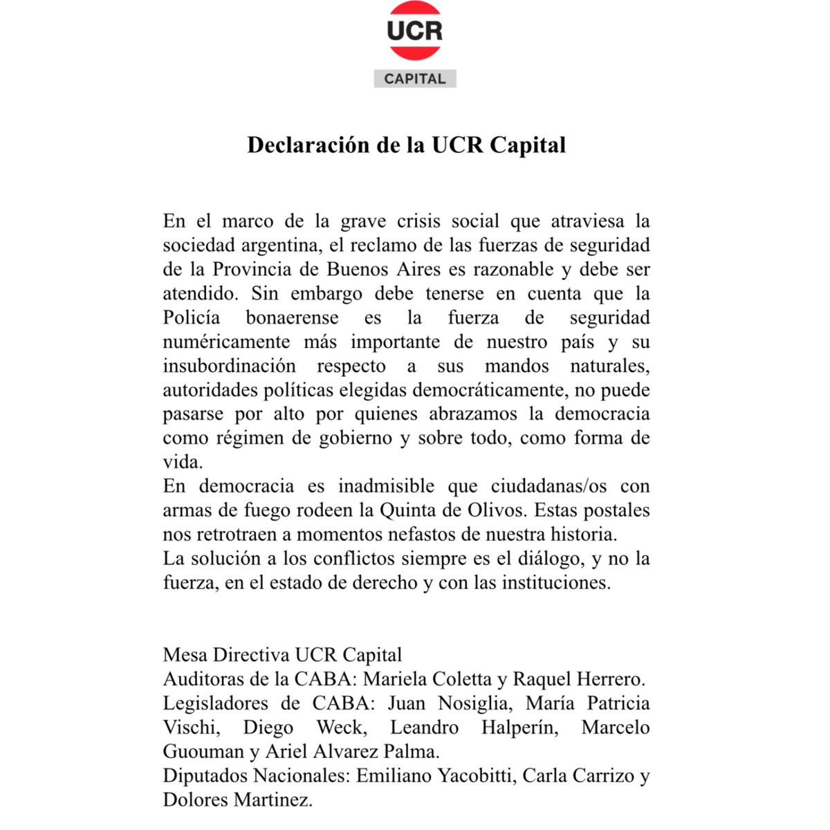 UCRCapital's tweet photo. DECLARACIÓN UCR CAPITAL https://t.co/sYuqfiGqeR
