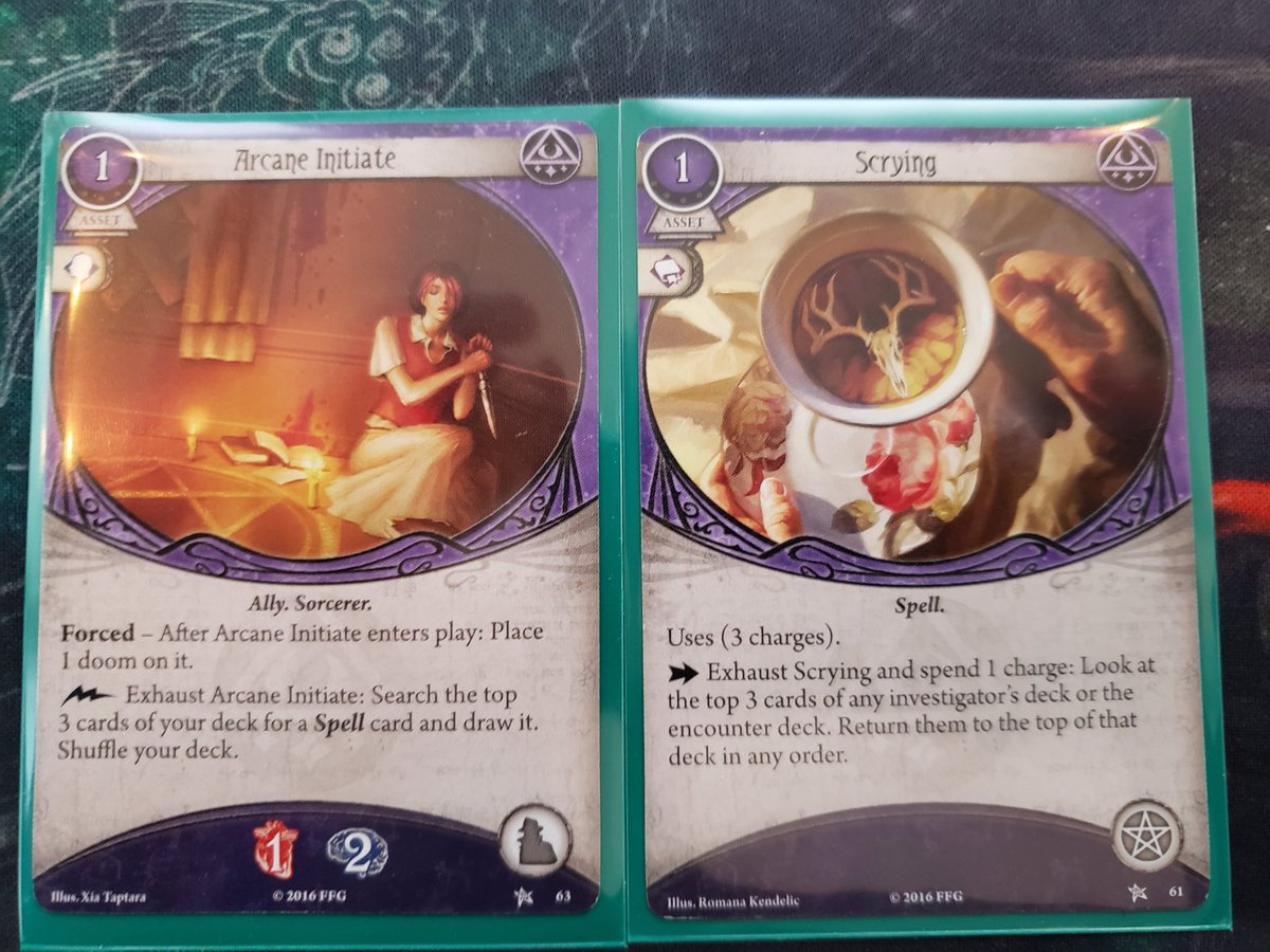 FFGOP's tweet photo. #OPPlays Arkham Horror
Mythos:
Agnes draws Young Deep One, it engages Wendy
Wendy draws Acolyte, spawns in empty location

Agnes, you are up and we are in a bit of a tight spot. What would you like to play? https://t.co/4hz8DEoLOX