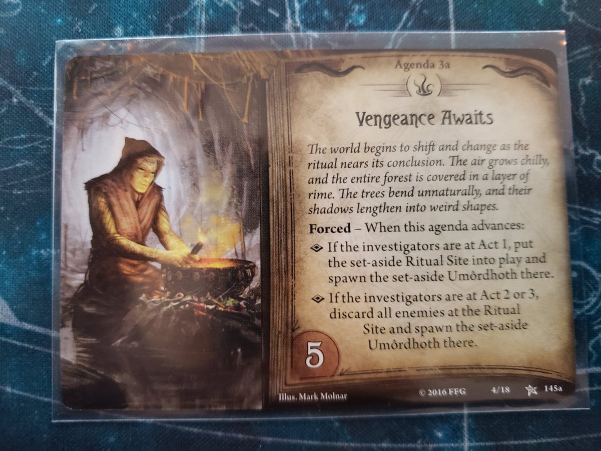 FFGOP's tweet photo. #OPPlays Arkham Horror
Mythos:
Agnes draws Young Deep One, it engages Wendy
Wendy draws Acolyte, spawns in empty location

Agnes, you are up and we are in a bit of a tight spot. What would you like to play? https://t.co/4hz8DEoLOX