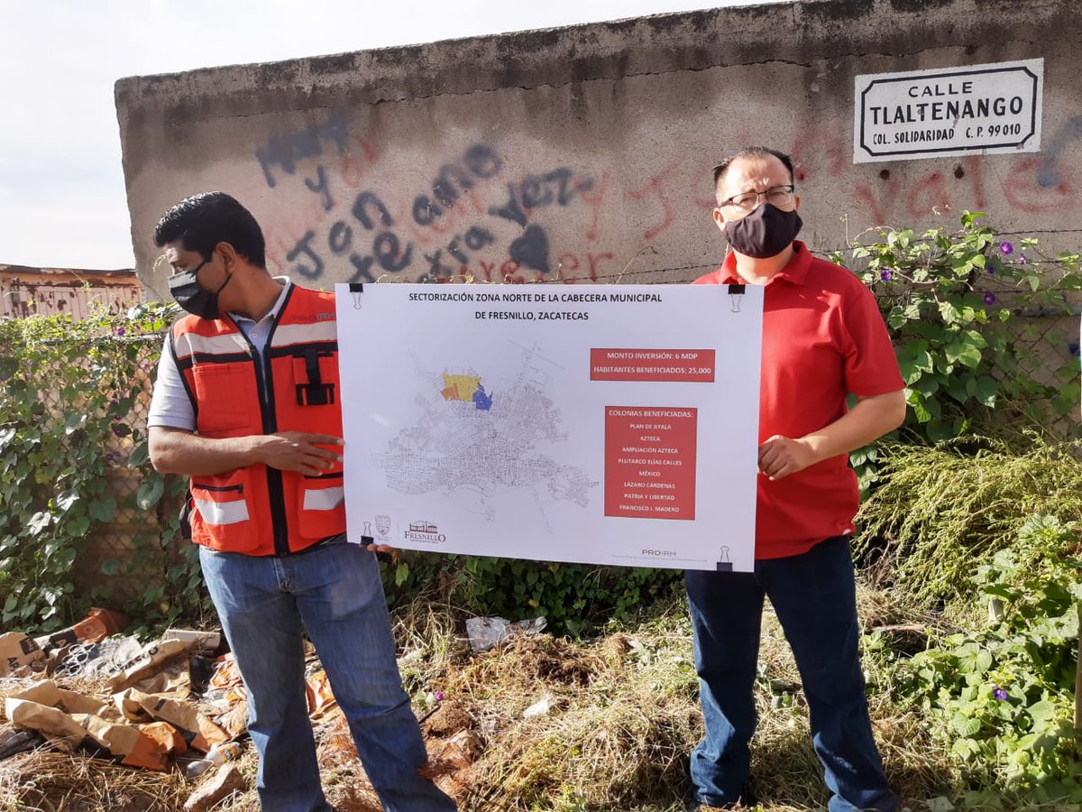 ntrzacatecas's tweet photo. #Entérate #Fresnillo Autoridades del ayuntamiento dieron arranque a la cuarta etapa de sectorización en el municipio, con la cual se pretende abatir el problema de abastecimiento de agua en la parte más alta de la zona norte. #NTR 
📰https://t.co/lNDHoNTeIA https://t.co/TpXjal38bk