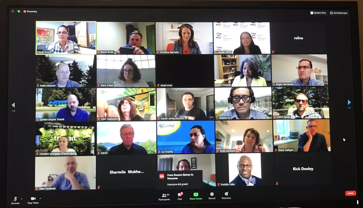 DavidBoate's tweet photo. #APTAtech20 Happy Hour! 84 participants. https://t.co/rq188L25m7