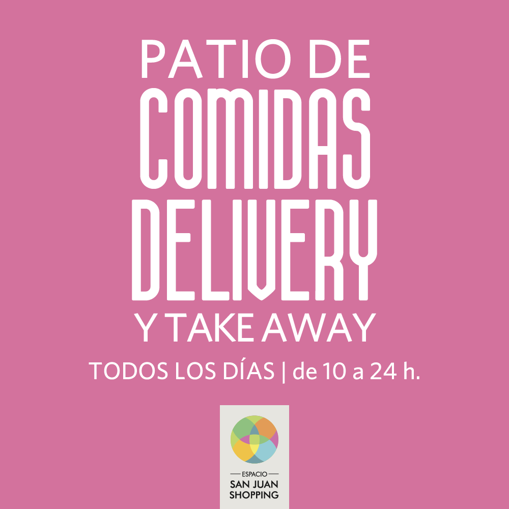 Patio de comidas MODE ON! #VeníDeShopping y elegí tu opción favorita para comer en nuestras terrazas o disfrutá de tus comidas donde estés con nuestro delivery y take away 👏🏻
Conocé cómo hacer tus pedidos en: bit.ly/2F7wGWJ