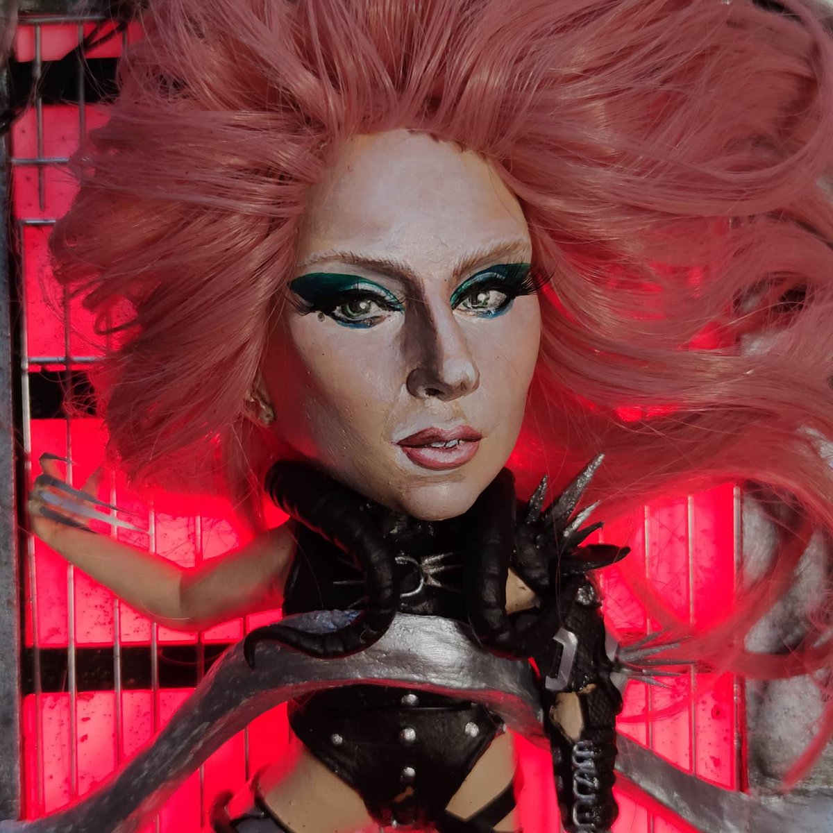 MINIGAGADOLLS's tweet photo. NEW #MiniGagaDoll inspired by the cover of new @LadyGaga 's album #Chromatica.

Hope you like it #Littlemonsters ♥️

#LadyGaga #Gagadolls #gagadoll #art #handmade #fanart https://t.co/xUNINKa9At