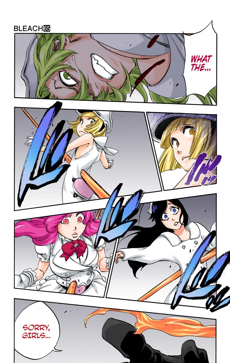 Après cela Bazz B et d'autres Sternritter sont intervenu forçant un arrêt brutale pour ce combat de groupe qui était déjà bien entamé.