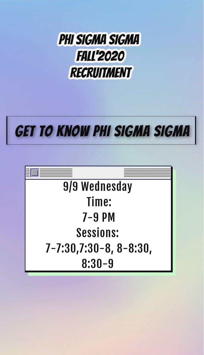 Get to know why we love phi sigma sigma so much!! Tonight @7🖤