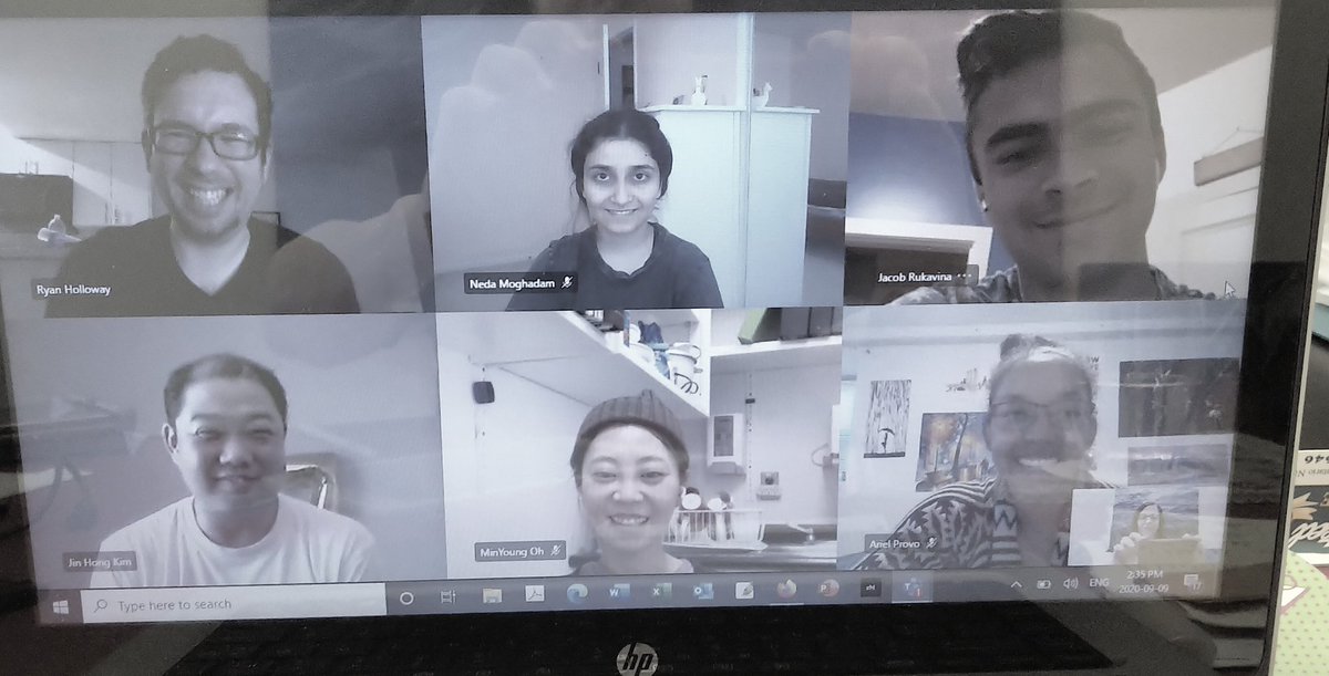 pmarignani's tweet photo. #LabMeetings are the highlight of every week since March. Blessed to have dedicated team of #scientists in the #MarignaniLab @ojikj2006 @rholloway84 @RukavinaJacob Ariel, Neda and Minyoung.
@DalhousieU @DalMedSchool @DalScience @dalmedsci https://t.co/Ka8XmixWqo