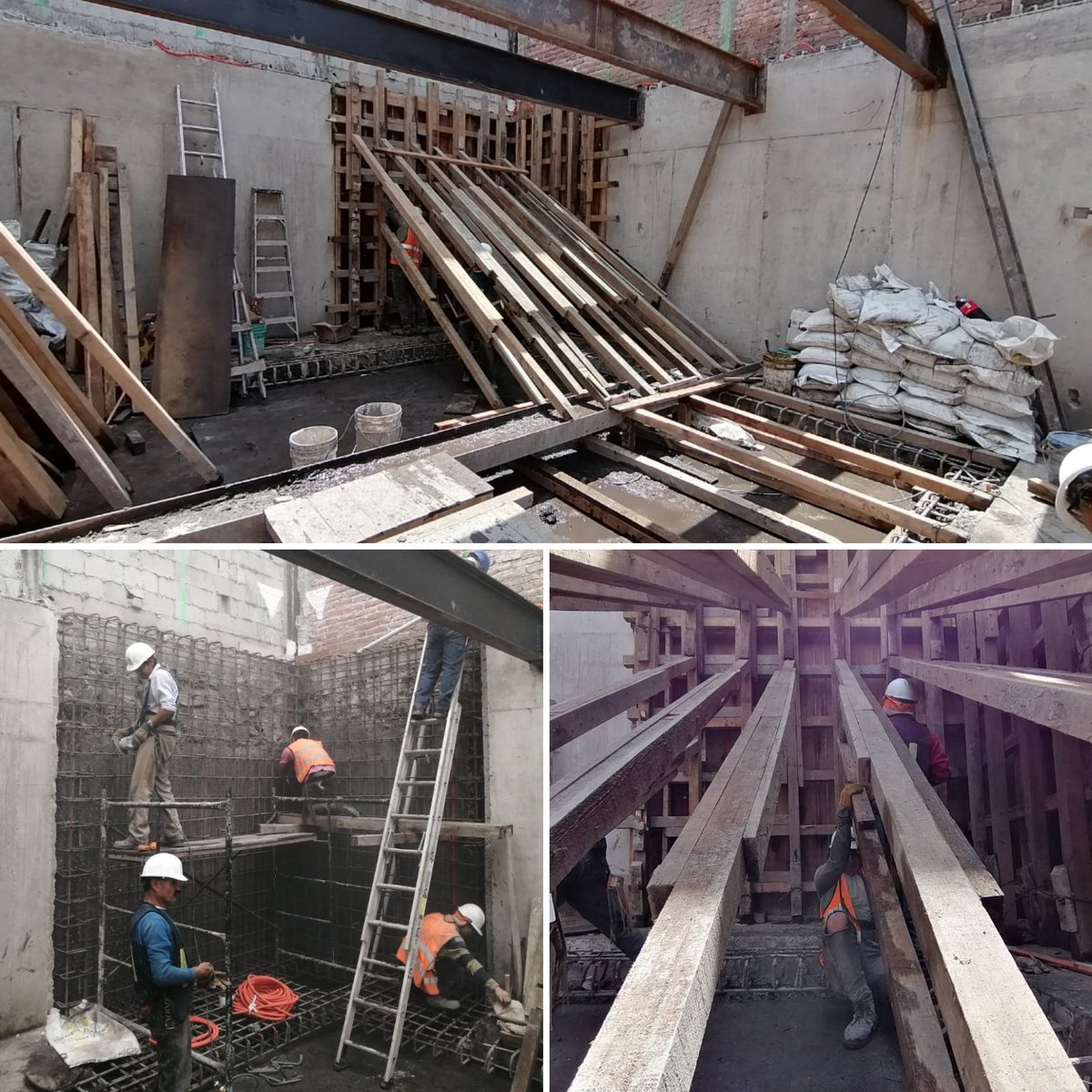 ARCHITEKA_'s tweet photo. Muro de contención de sótano para casa.
3,7m de altura 
30cm de espesor 
Doble parrilla de 5/8"
Zona húmeda de la CDMX
#Casa #Sótano #Cimentación https://t.co/Nm4yuR0lJo