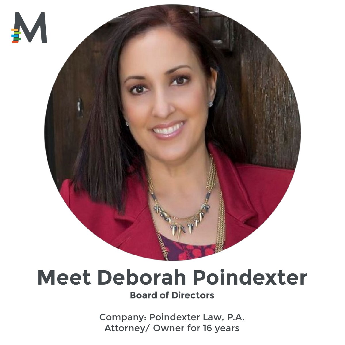MaitlandChamber's tweet photo. Meet one of our 2020 Board Members, Deborah Poindexter of Poindexter Law P.A.!
Come say hi to Deborah at one of our Chamber events!
#SupportLocal #ChamberofCommerceWeek https://t.co/yllwLzzbyt